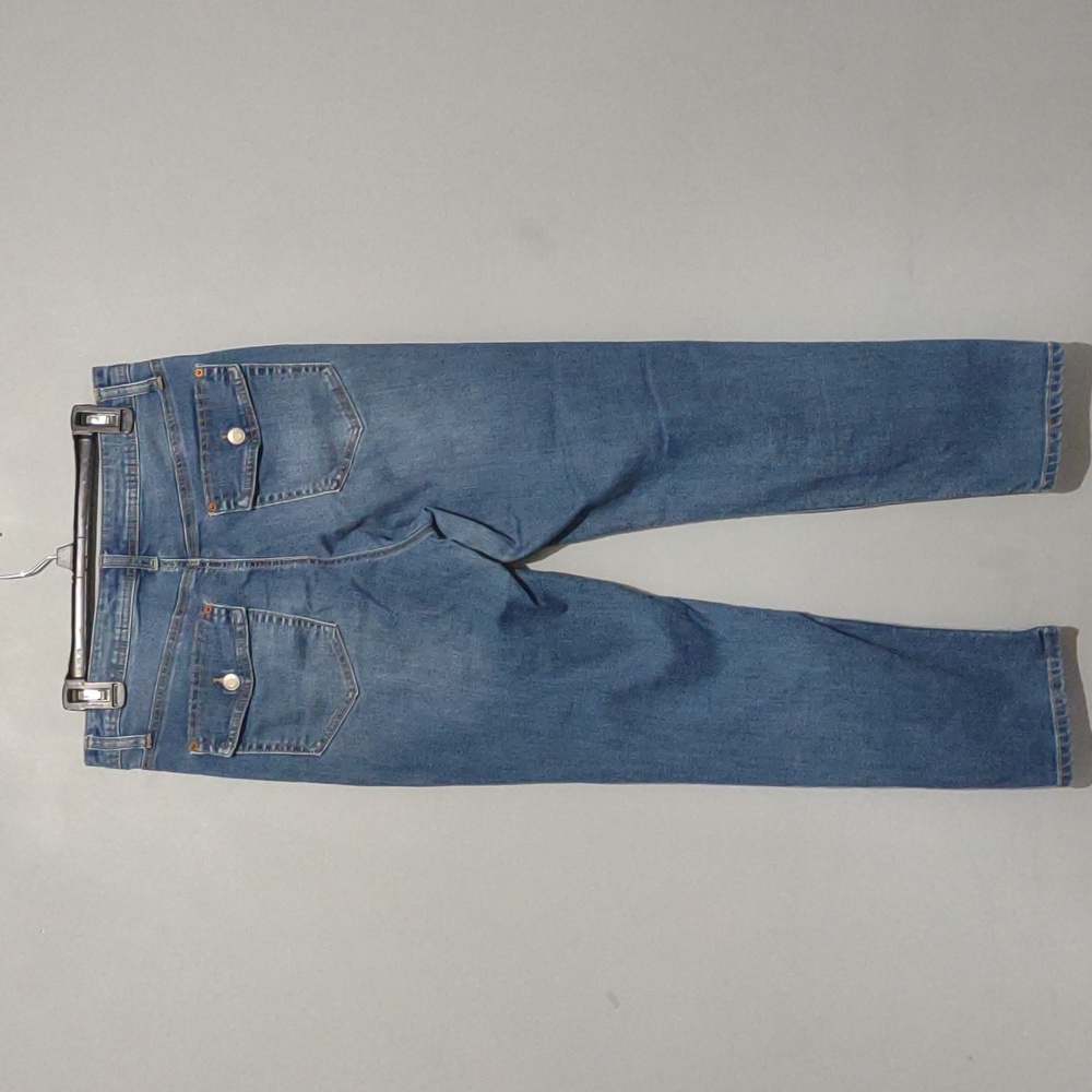 Straight Leg Vanilla Star Size 11 Distressed Ankle Jean Stretch Skinny - Picture 4 of 11